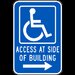 Access At Side of Building Right Arrow